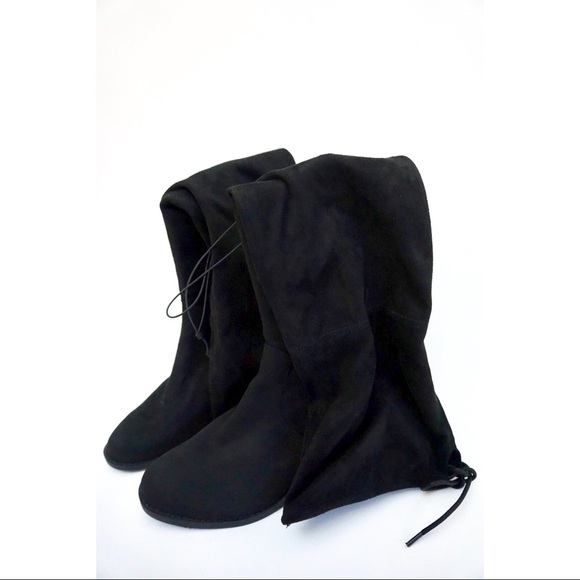 Shoes - Black Thigh High Boots